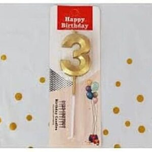 Occasion Anniversary, Birthday Colour Metallic Number 2 Scent Fruit Specific Uses For Product Party Material Wax